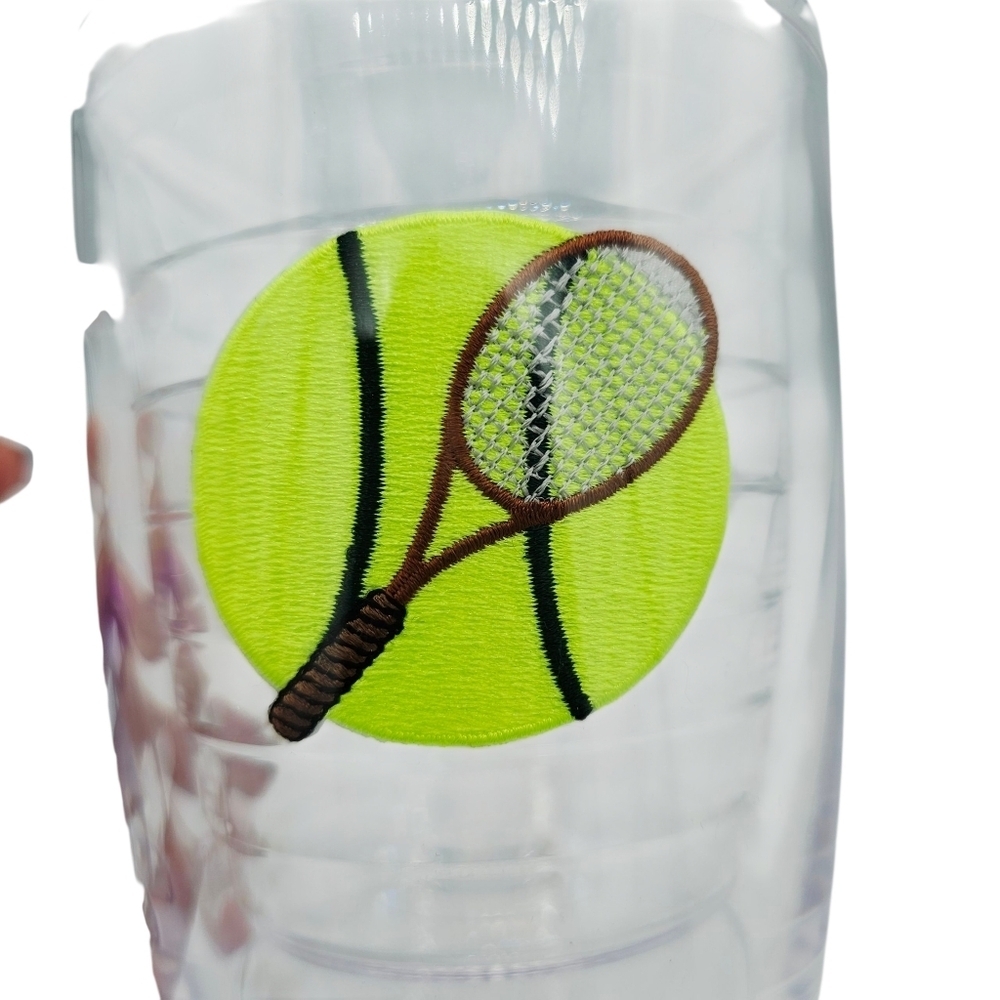 Vintage Tervis Tumbler Mug 17oz Double-Walled Insulated Tennis Patch New - Picture 3 of 13